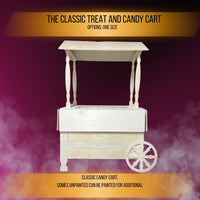 Thumbnail for The Classic Treat Candy Cart and party props.  Backdrop Rental Companies Elote, Candy and Snack Cart for Events and Parties.