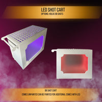 Thumbnail for Led super shot cart, great for partys events. Great rental equipment and Event Rentals.