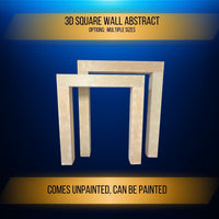 Thumbnail for Square Abstract 3D Wall Backdrop Party Rental Props.  Party Backdrops and Party Decor.