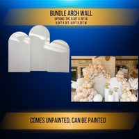 Thumbnail for arch wall bundle comes with three sizes and options.  Great for party rental backdrop companies. Balloon Companies and other rental businesses.