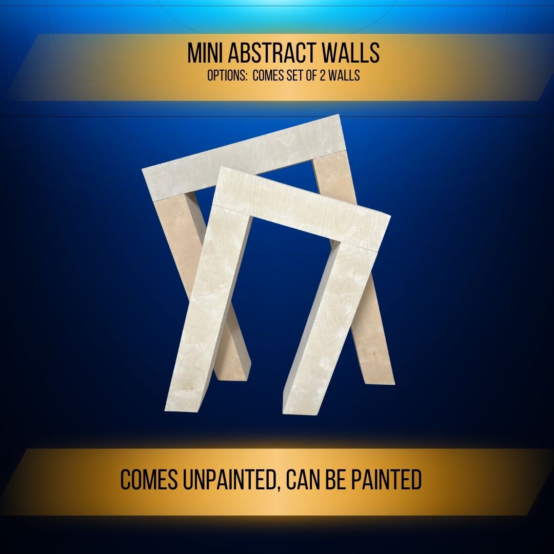 Mini Abstract Walls set of two party and event rental decor.  For sale backdrops near me.