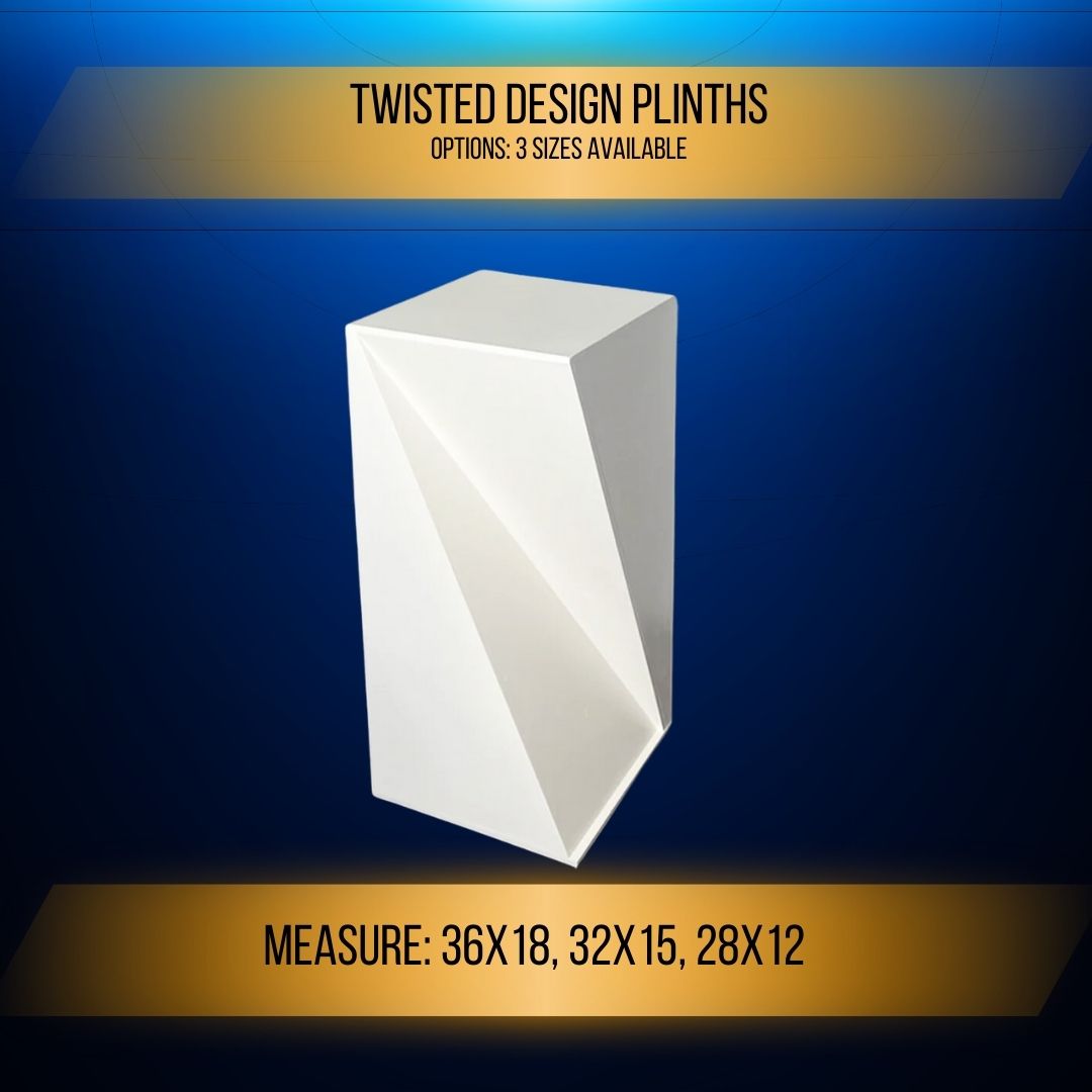 Twisted Plinths Party Prop rental businesses, backdrops and wedding decor.