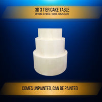 Thumbnail for 3D 3 Tier Cake Table Treat and Cake Decor Party Prop Backdrop Rental Companies.