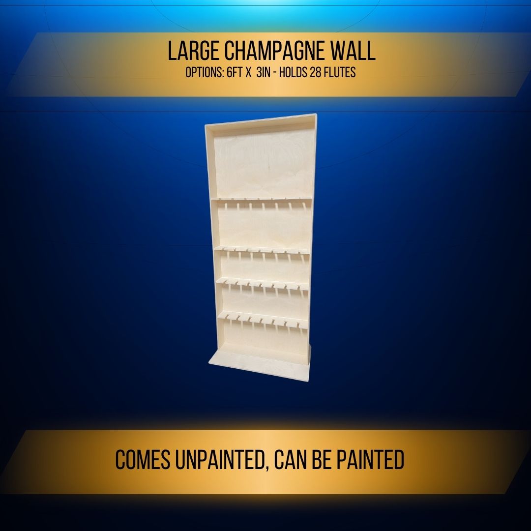 Party Rental Backdrop Champagne Wall Large  party equipment. Party sign for backdrops and party rental companies. Custom Made From Lettys Custom Creations. All signs backdrop, carts, marquee letters are all hand made in our shop in Burleson Texas. Snack Carts, Elotes, Shot Carts, Margarita Stands and More.