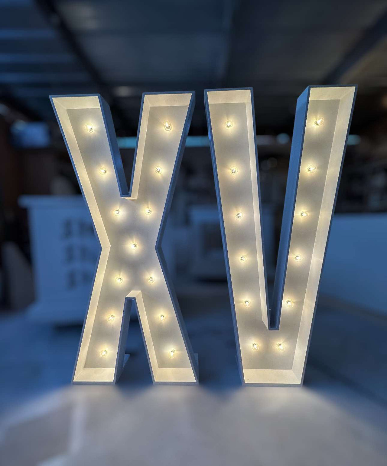 3D Marquee Letters and Numbers with LED