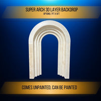 Thumbnail for Super 3D Arch Layer Backdrop Large Party Prop Rental Business Rentals and Backdrops