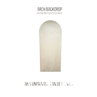 Thumbnail for Classic Solid Panel arch drop backdrop for party props and party rental companies.